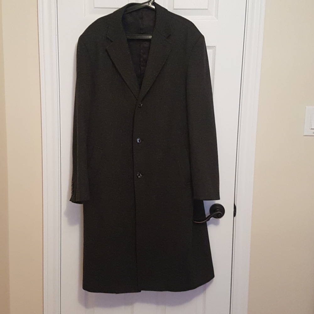 Men's luxury wool long coat Verri